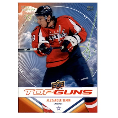 2009-10 Upper Deck Top Guns #TG1 Alexander Semin (10-X191-CAPITALS)