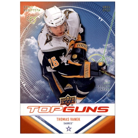 2009-10 Upper Deck Top Guns #TG6 Thomas Vanek (10-X188-SABRES)