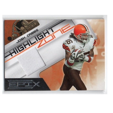 2010 Epix Highlight Zone Materials #4 Josh Cribbs (30-X261-NFLBROWNS)