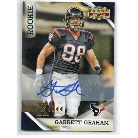 2010 Panini Gridiron Gear Autographs Gold X's #193 Garrett Graham (40-X241-NFLTEXANS)