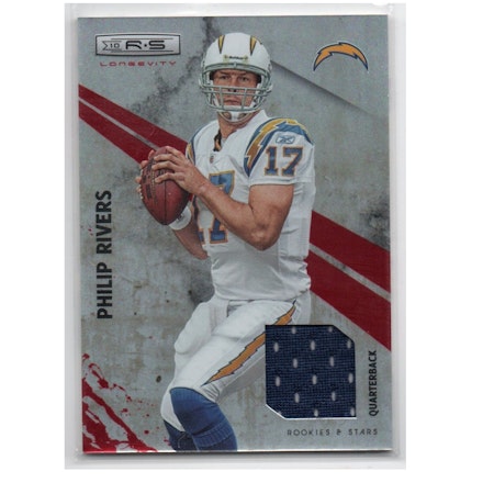 2010 Rookies and Stars Longevity Materials Ruby #122 Philip Rivers (40-X253-NFLCHARGERS)