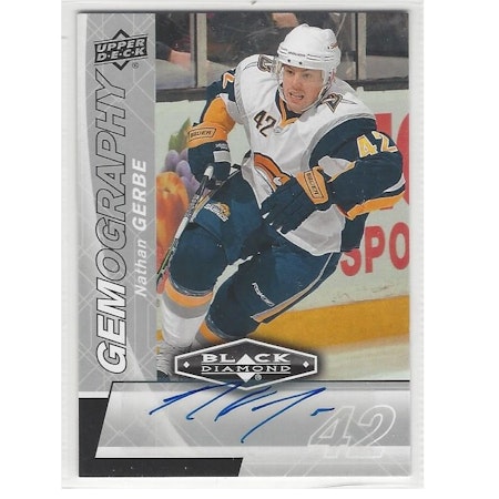 2010-11 Black Diamond Gemography #GNG Nathan Gerbe (40-293x6-SABRES)