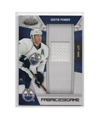 2010-11 Certified Fabric of the Game #DUP Dustin Penner (20-X235-GAMEUSED-SERIAL-OILERS)
