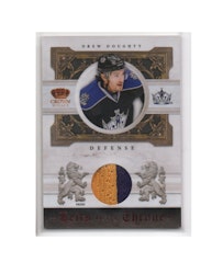 2010-11 Crown Royale Heirs to the Throne Materials Prime #DD Drew Doughty (100-X212-NHLKINGS)