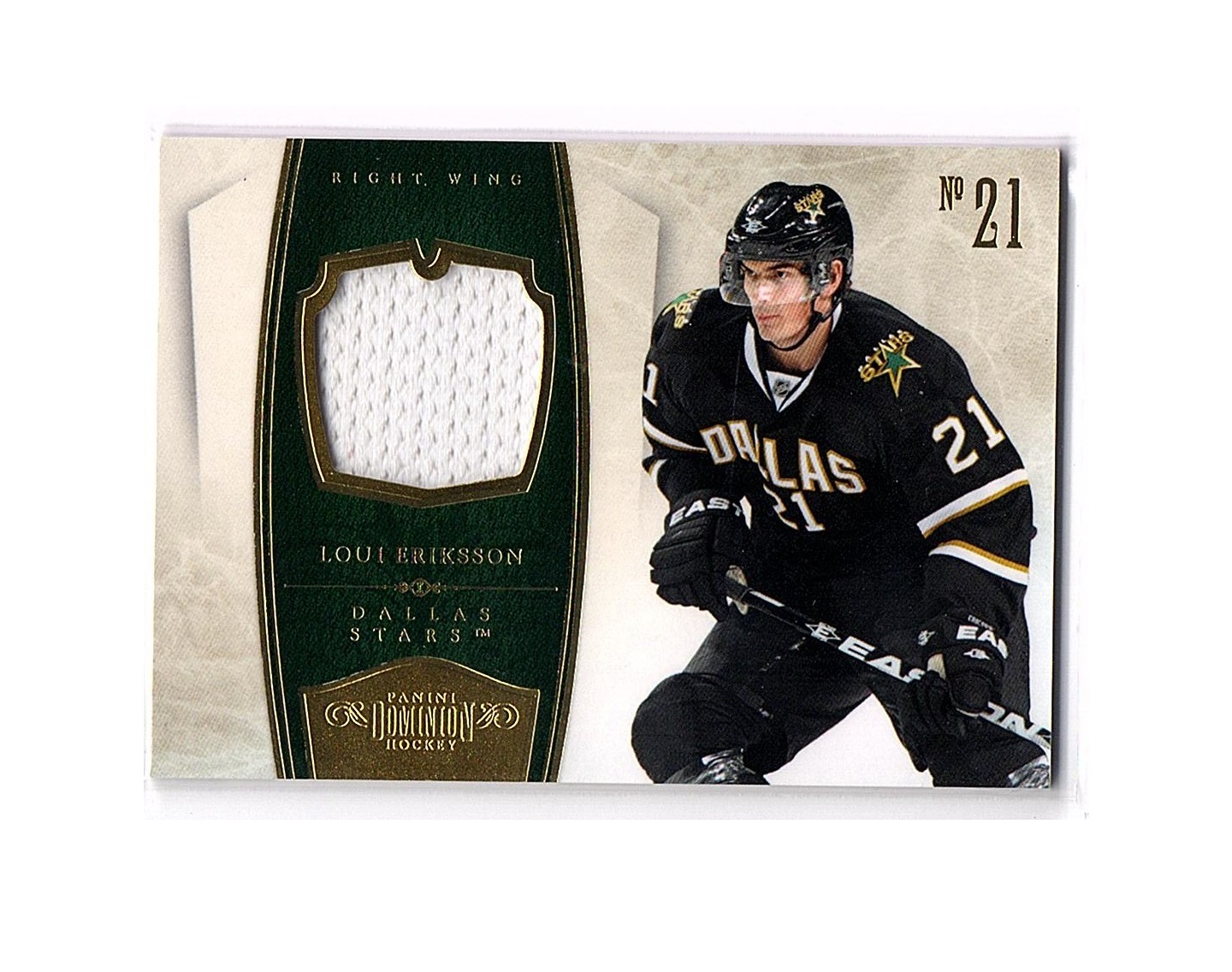 2010-11 Dominion Jerseys #32 Loui Eriksson (40-X25-NHLSTARS)