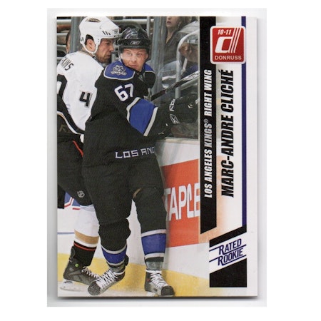 2010-11 Donruss #286 Marc-Andre Cliche RC (10-X157-NHLKINGS)