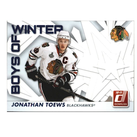 2010-11 Donruss Boys of Winter #38 Jonathan Toews (30-X14-BLACKHAWKS)