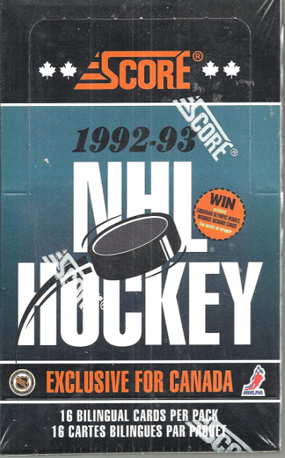 1992-93 Score Canadian Edition (Hel Box)