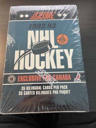 1992-93 Score Canadian Edition (Super Pack Box)