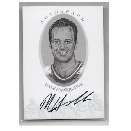 2010-11 ITG Enshrined Autographs Silver #ADH Dale Hawerchuk (250-X187-NHLJETS)