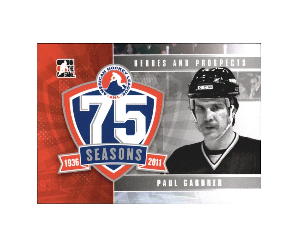 2010-11 ITG Heroes and Prospects AHL 75th Anniversary #AHLA29 Paul Gardner (20-X218-OTHERS)