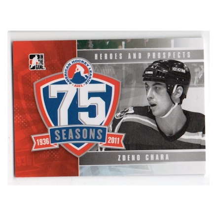 2010-11 ITG Heroes and Prospects AHL 75th Anniversary #AHLA35 Zdeno Chara (25-X221-ISLANDERS)