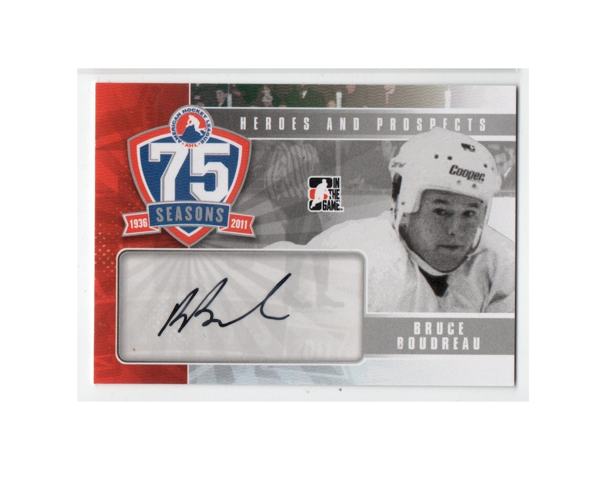 2010-11 ITG Heroes and Prospects AHL 75th Anniversary Autographs #AHLAABB Bruce Boudreau (100-X221-OTHER)