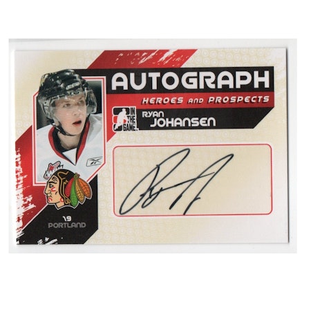 2010-11 ITG Heroes and Prospects Autographs #ARJ Ryan Johansen (80-X159-PREDATORS)