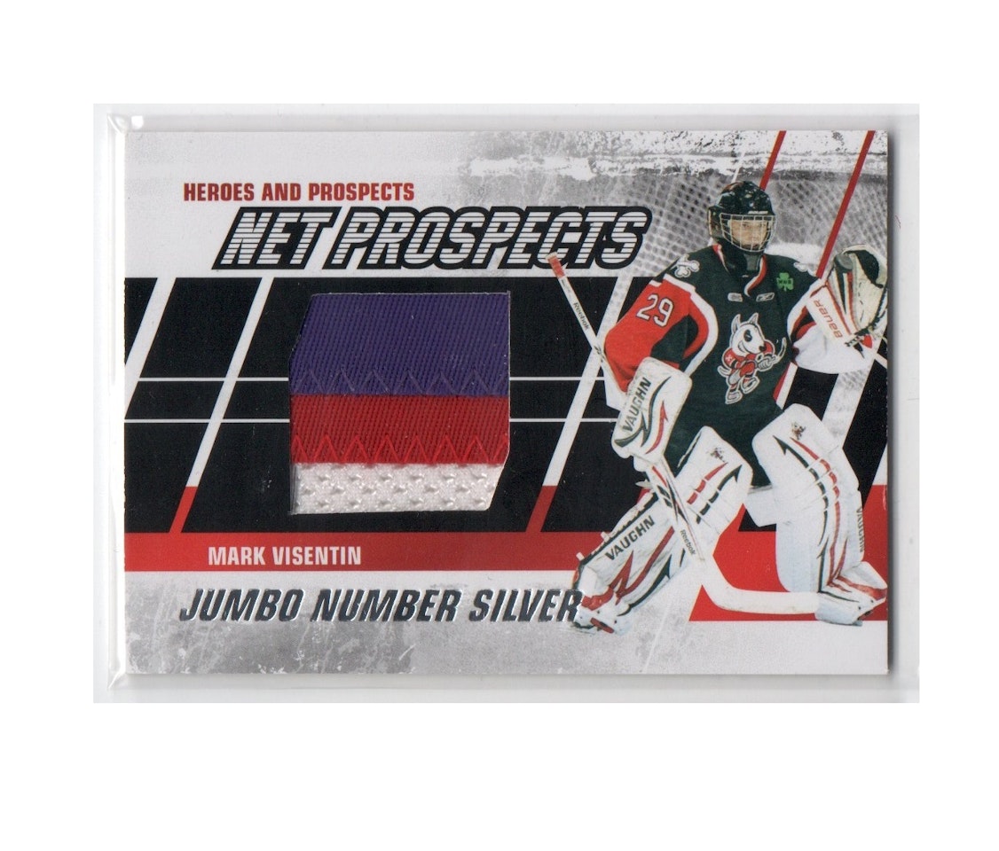 2010-11 ITG Heroes and Prospects Net Prospects Numbers Silver #NPM05 Mark Visentin (150-X157-OTHERS)