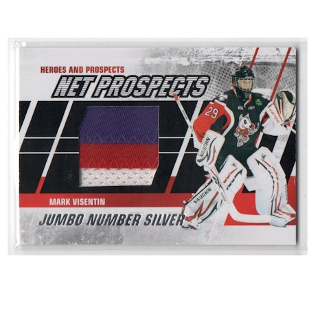 2010-11 ITG Heroes and Prospects Net Prospects Numbers Silver #NPM05 Mark Visentin (150-X157-OTHERS)