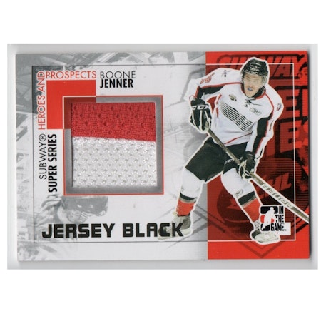 2010-11 ITG Heroes and Prospects Subway Series Jumbo Jerseys Black #SSM06 Boone Jenner (40-X157-OTHERS)