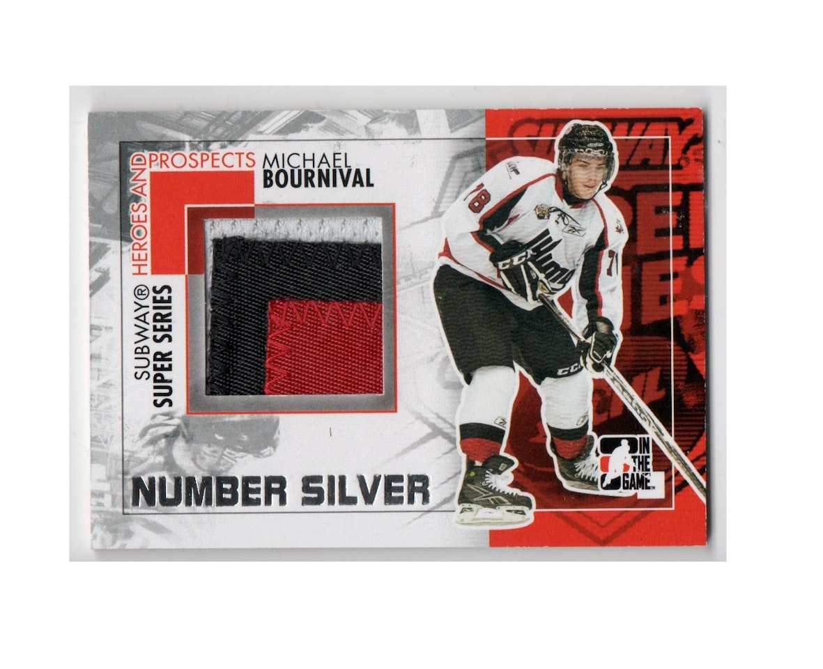 2010-11 ITG Heroes and Prospects Subway Series Numbers Silver #SSM17 Michael Bournival (150-X156-OTHERS)