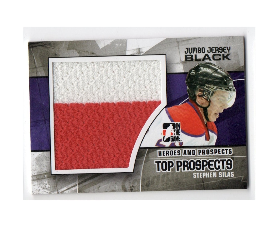 2010-11 ITG Heroes and Prospects Top Prospects Game Used Jerseys Black #JM22 Stephen Silas (30-X156-OTHERS)