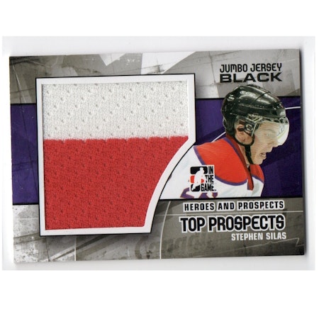 2010-11 ITG Heroes and Prospects Top Prospects Game Used Jerseys Black #JM22 Stephen Silas (30-X156-OTHERS)