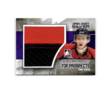 2010-11 ITG Heroes and Prospects Top Prospects Game Used Jerseys Silver Spring Expo #JM04 Cody Eakin (150-X87-CAPITALS)