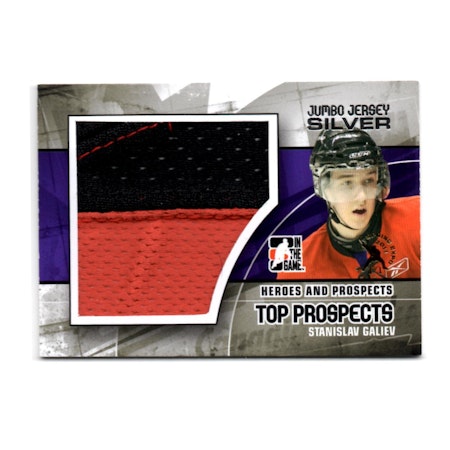 2010-11 ITG Heroes and Prospects Top Prospects Game Used Jerseys Silver Spring Expo #JM21 Stanislav Galiev (150-X87-CAPITALS)