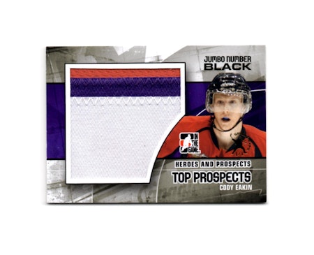 2010-11 ITG Heroes and Prospects Top Prospects Game Used Numbers Black Spring Expo #JM04 Cody Eakin (150-X87-CAPITALS)