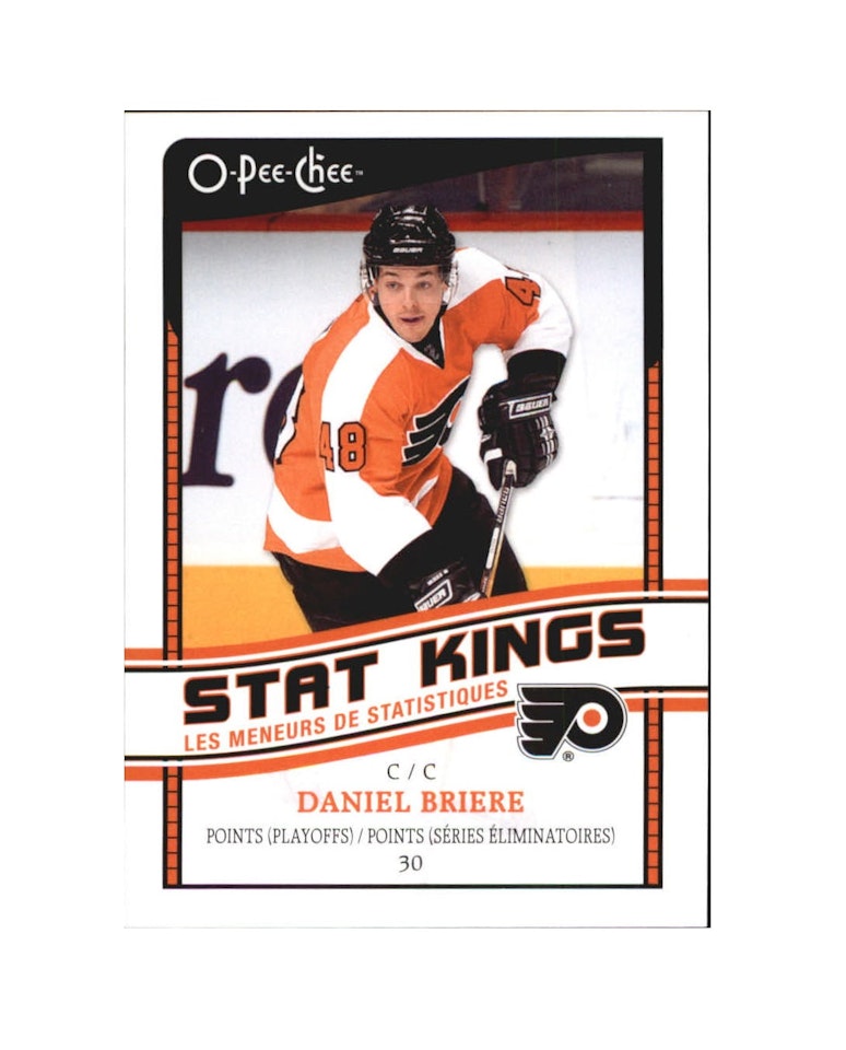 2010-11 O-Pee-Chee Stat Kings #SK14 Daniel Briere (10-X190-FLYERS) (2)