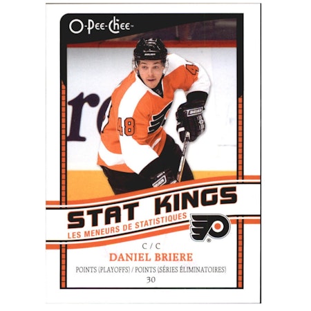 2010-11 O-Pee-Chee Stat Kings #SK14 Daniel Briere (10-X190-FLYERS) (2)