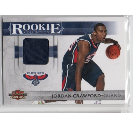 2010-11 Panini Threads Rookie Collection Materials #25 Jordan Crawford (30-X261-NBAHAWKS)