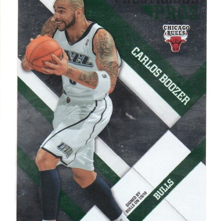 2010-11 Prestige Prestigious Pros Green #53 Carlos Boozer (15-X306-NBABULLS)