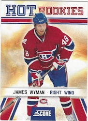 2010-11 Score #540 James Wyman HR RC (10-31x5-CANADIENS)