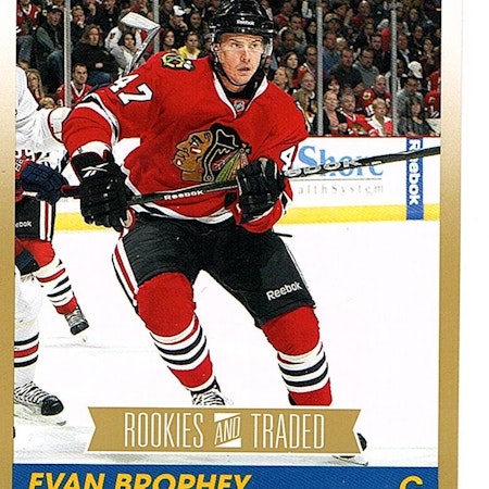 2010-11 Score Gold #652 Evan Brophey (10-X35-BLACKHAWKS)