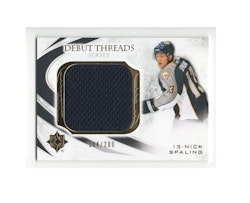 2010-11 Ultimate Collection Debut Threads #DTNS Nick Spaling (25-X15-PREDATORS)
