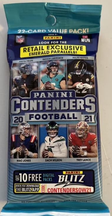2021 Panini Contenders Football (Jumbo Value Pack)