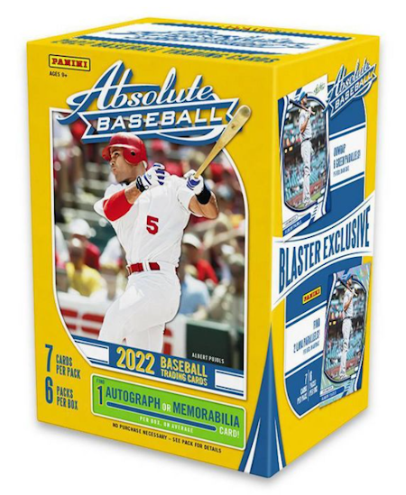 2022 Panini Absolute Baseball (Blaster Box)