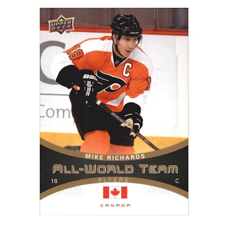 2010-11 Upper Deck All World Team #AW7 Mike Richards (12-X192-FLYERS)