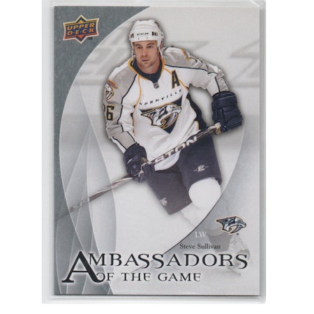 2010-11 Upper Deck Ambassadors of the Game #AG6 Steve Sullivan (10-X198-PREDATORS)