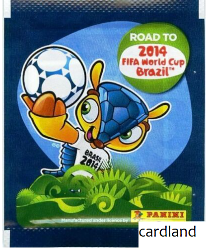2014 Panini Stickers Road to the World Cup Brazil (Löspaket)