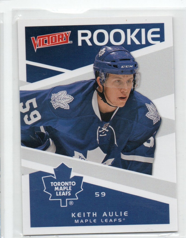 2010-11 Upper Deck Victory #308 Keith Aulie RC (10-X299-MAPLE LEAFS)