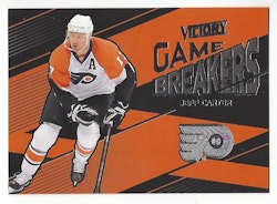2010-11 Upper Deck Victory Game Breakers #GBJC Jeff Carter (12-233x9-FLYERS)