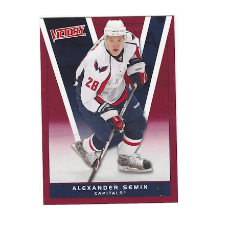 2010-11 Upper Deck Victory Red #197 Alexander Semin (25-X4-CAPITALS)