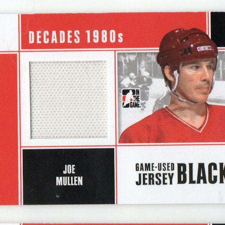 2010-11 ITG Decades 1980s Game Used Jerseys Black #M36 Joe Mullen (50-X327-FLAMES)