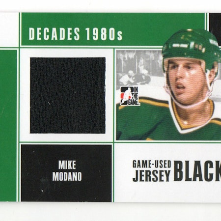2010-11 ITG Decades 1980s Game Used Jerseys Black #M45 Mike Modano (80-X327-NHLSTARS)