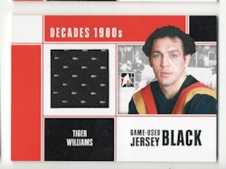 2010-11 ITG Decades 1980s Game Used Jerseys Black #M61 Tiger Williams (30-X327-CANUCKS)