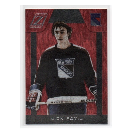 2010-11 Zenith Red Hot #136 Nick Fotiu (15-X220-RANGERS)