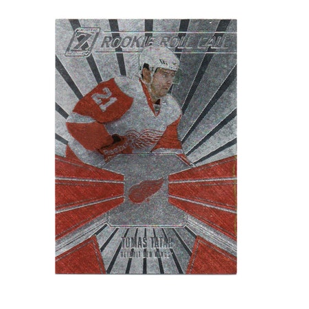 2010-11 Zenith Rookie Roll Call #12 Tomas Tatar (25-175x4-RED WINGS)