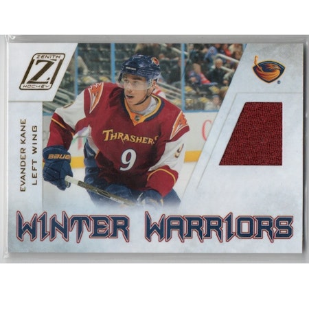 2010-11 Zenith Winter Warriors Materials #EK Evander Kane (30-X239-THRASHERS)