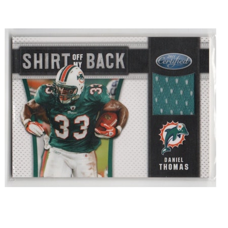 2011 Certified Shirt Off My Back Materials #10 Daniel Thomas (30-X260-NFLDOLPHINS)