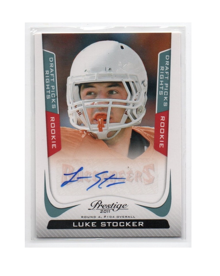 2011 Prestige Draft Picks Rights Autographs #262 Luke Stocker (30-D7-NFLBUCCANEERS)